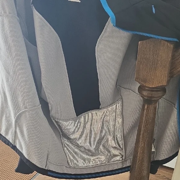 Shimano Cycling Jacket Black and Blue Fall Wunter Biking Warm Men's - Picture 5 of 5